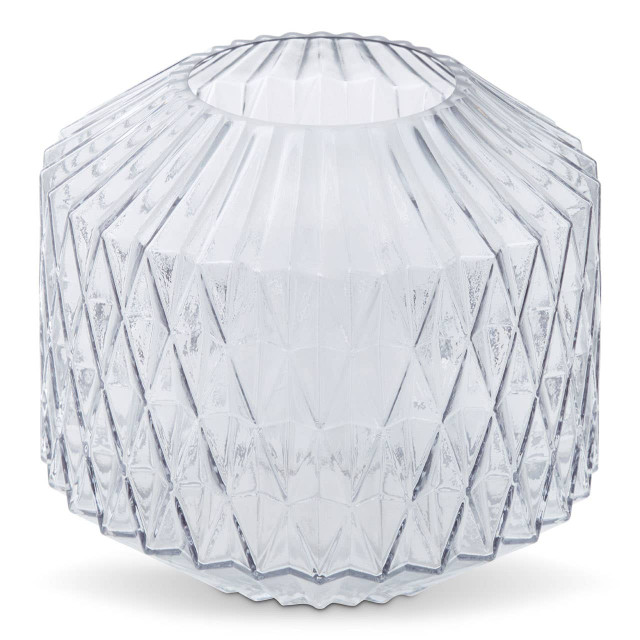 Premier Housewares Brice Large Grey Glass Vase