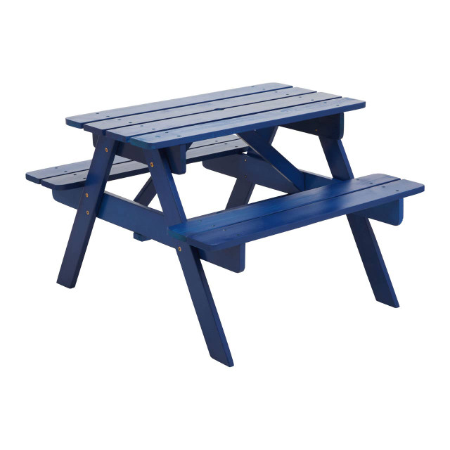 premier housewares Brighton Blue Kids Picnic Bench