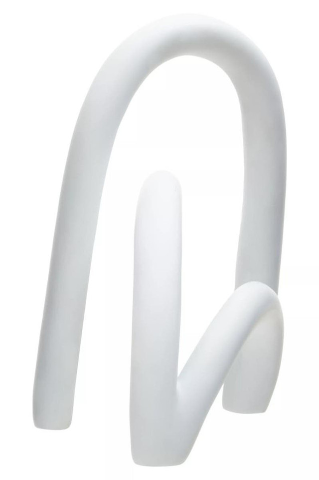 Premier Housewares Broc White Arched Sculpture