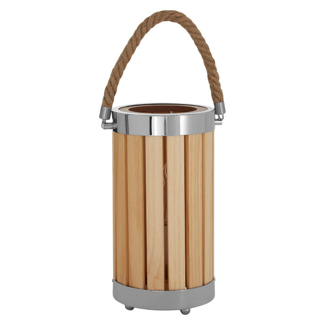 Premier Housewares Brooke Natural Wood Table Lamp