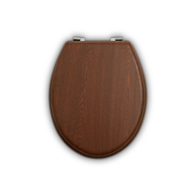 premier housewares Brooks Dark Oak Toilet Seat