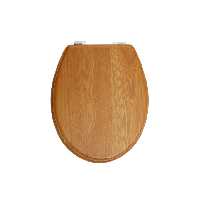 Premier Housewares Brooks Light Oak Toilet Seat