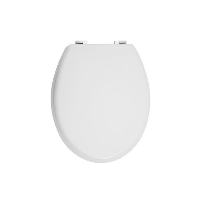 Premier Housewares Brooks Matte White Toilet Seat