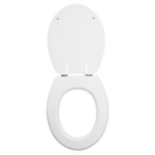 Premier Housewares Brooks Matte White Toilet Seat
