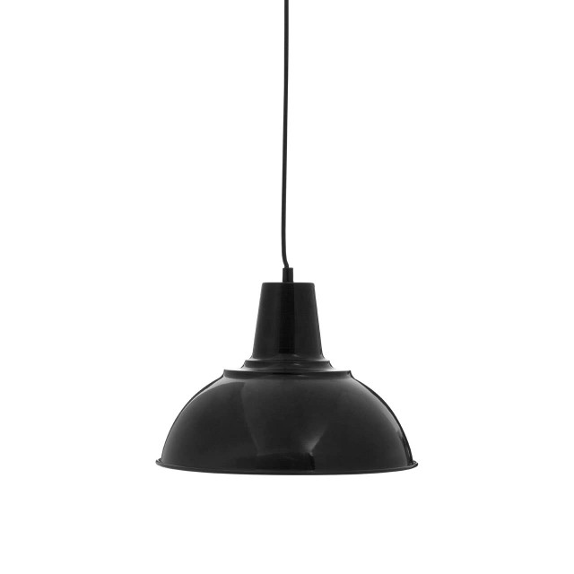 premier housewares Bryen Black Metal Pendant Light
