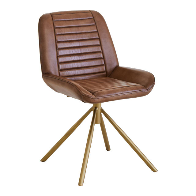 Premier Housewares Buffalo Brown Leather Chair