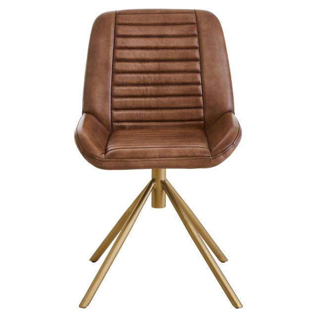 premier housewares Buffalo Brown Leather Chair