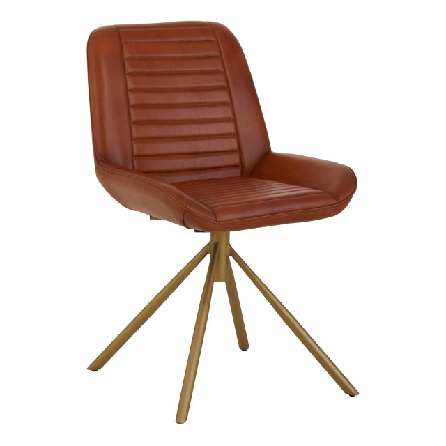 Premier Housewares Buffalo Tan Leather Chair