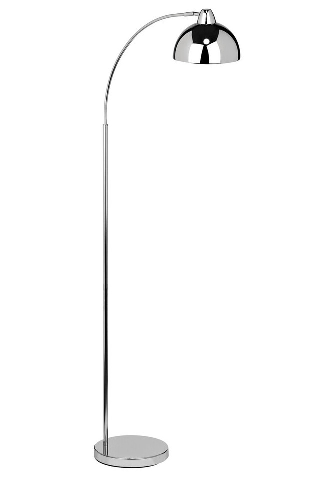 Premier Housewares Calle Chrome Metal Floor Lamp