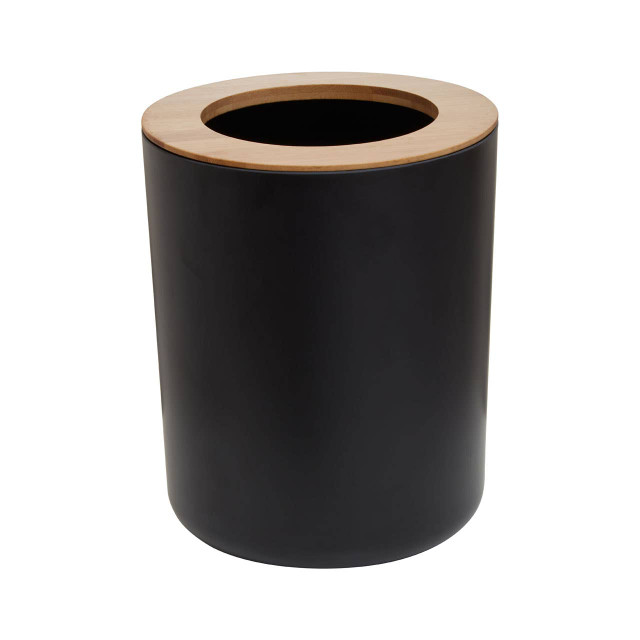 Premier Housewares Canyon Black Dust Bin