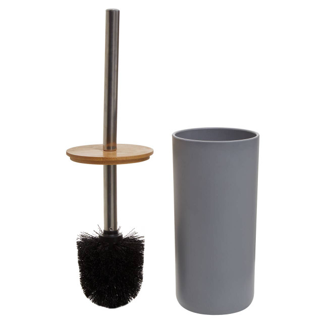 Premier Housewares Canyon Grey Toilet Brush Holder