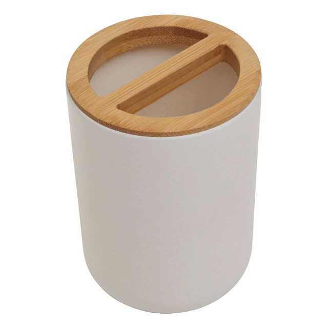 Premier Housewares Canyon White Toothbrush Holder