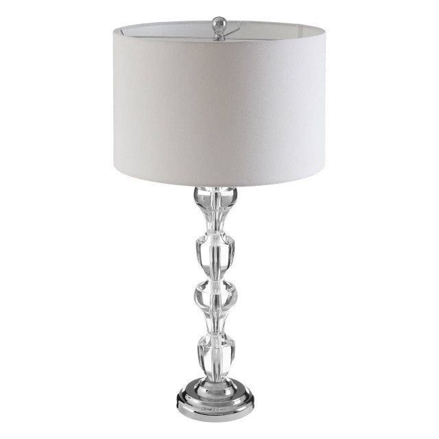 Premier Housewares Carine Glass Table Lamp