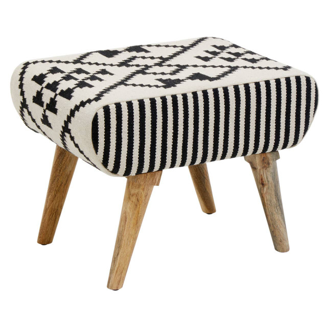 Premier Housewares Cefena Berber Style Footstool