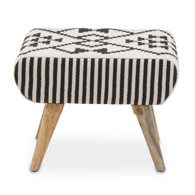 premier housewares Cefena Berber Style Footstool