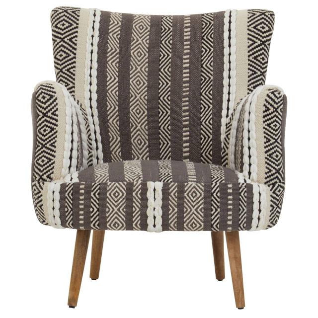 Premier Housewares Cefena Grey And White Chair