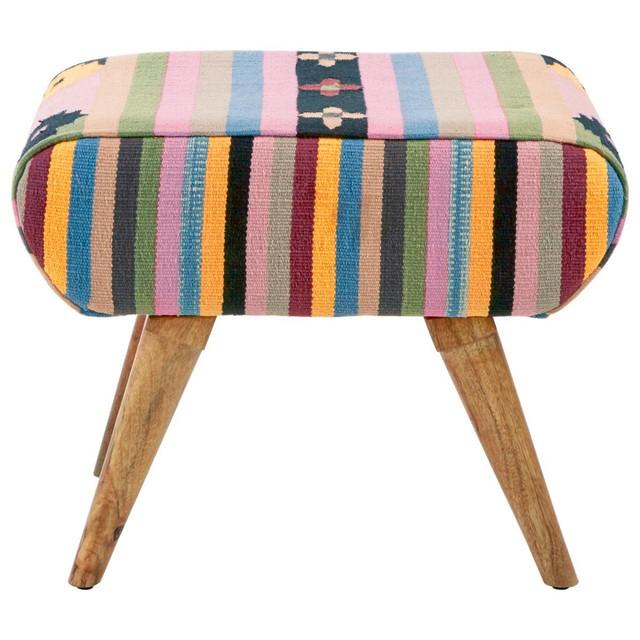 Premier Housewares Cefena Multicolour Footstool