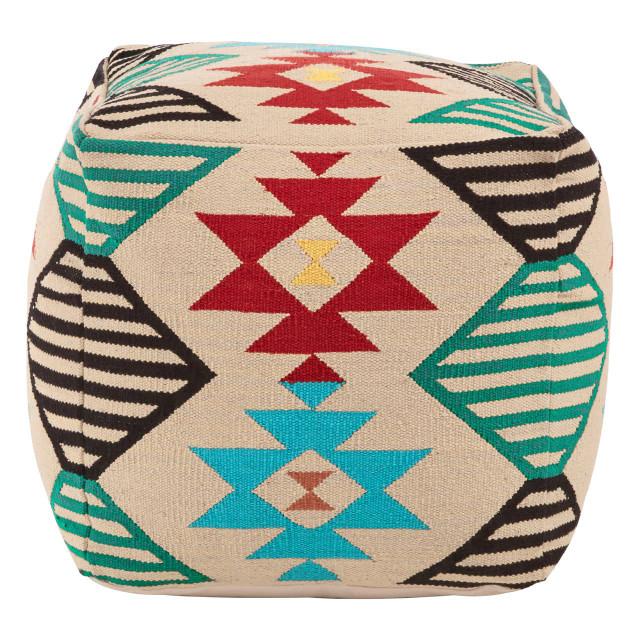 Premier Housewares Cefena Multicolour Pouffe
