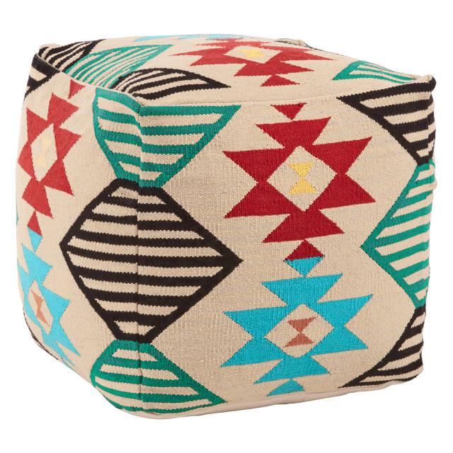 premier housewares Cefena Multicolour Pouffe
