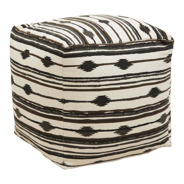 Premier Housewares Cefena Square Pouffe