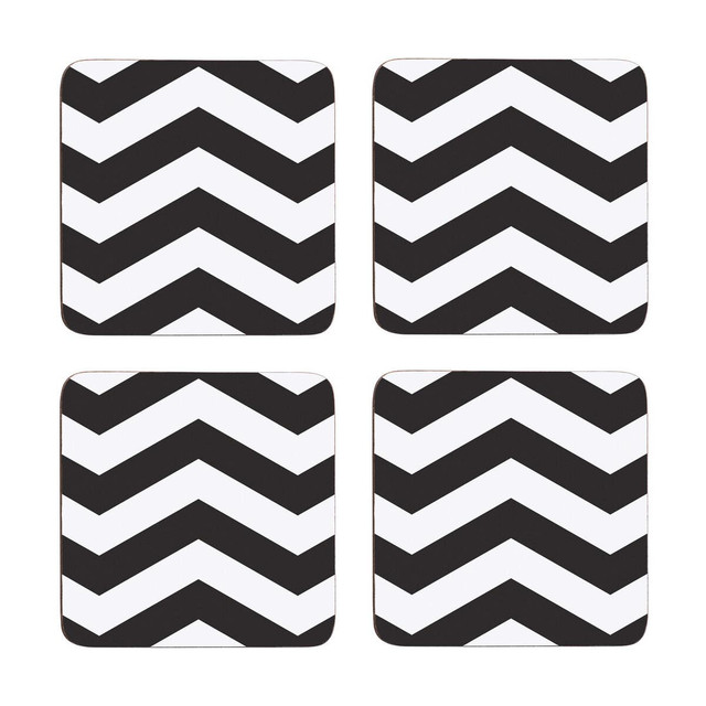 Premier Housewares Chevron Set Of Four Coasters
