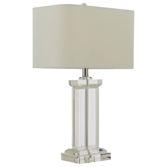 Premier Housewares Chloe Crystal Glass Table Lamp