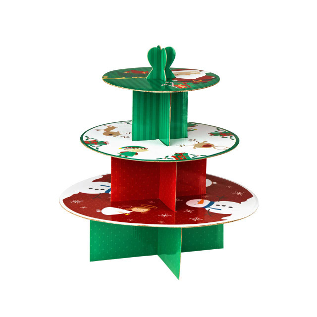 Premier Housewares Christmas 3 Tier Cake Stand