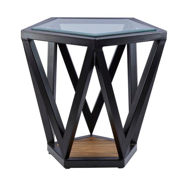 premier housewares Cibo Hexagon Side Table