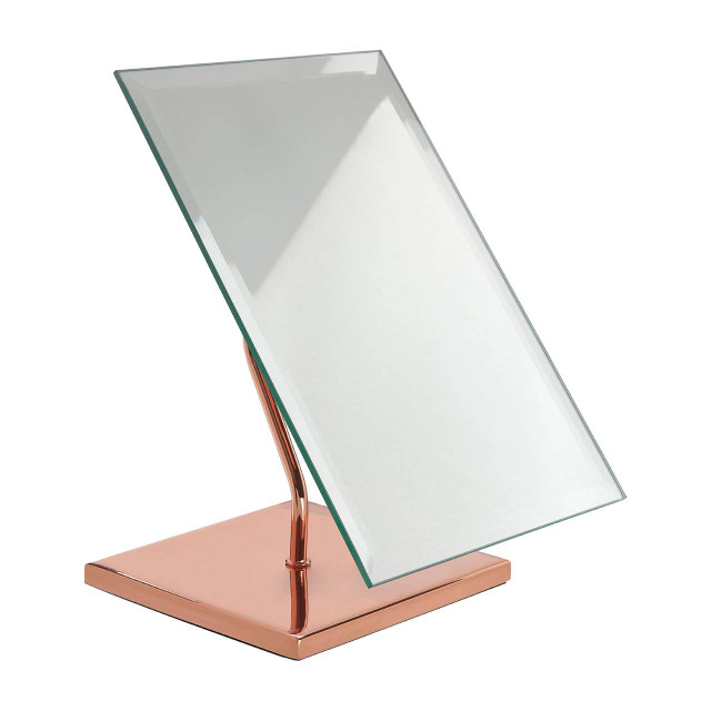 premier housewares Clara Rose Gold Table Mirror