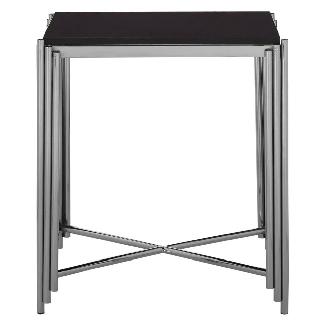 premier housewares Clarice Granite Top Side Table