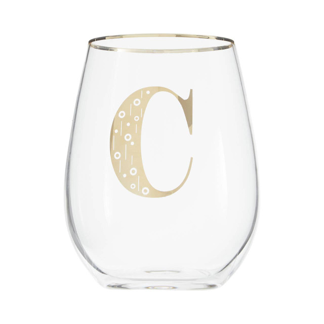 Premier Housewares Claro Letter C Curved Tumbler