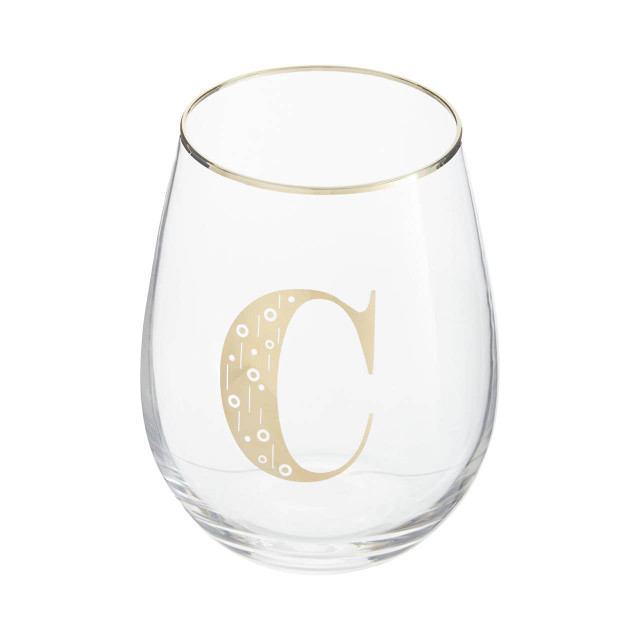 Premier Housewares Claro Letter C Curved Tumbler