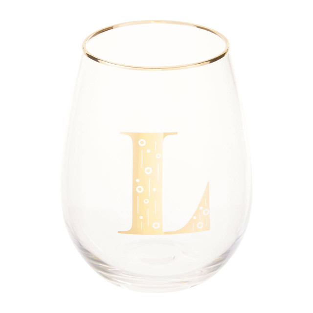 premier housewares Claro Letter L Curved Tumbler