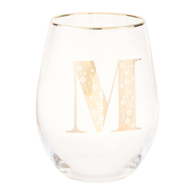 Premier Housewares Claro Letter M Curved Tumbler
