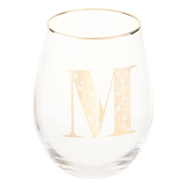 Premier Housewares Claro Letter M Curved Tumbler