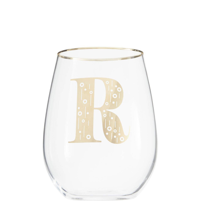 premier housewares Claro Letter R Curved Tumbler