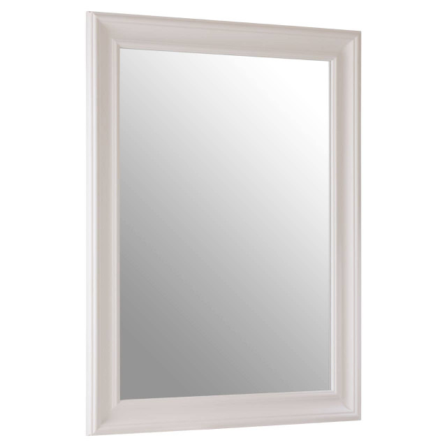 Premier Housewares Claude White Finish Wall Mirror