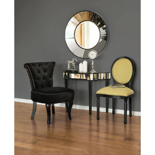 Premier Housewares Clavier Round Wall Mirror