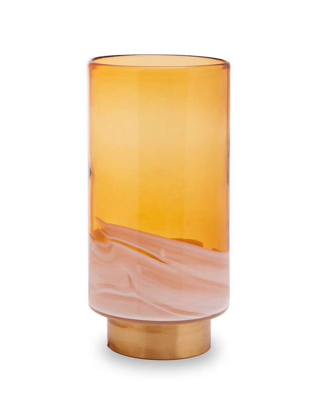 Premier Housewares Cleo Large Amber Vase