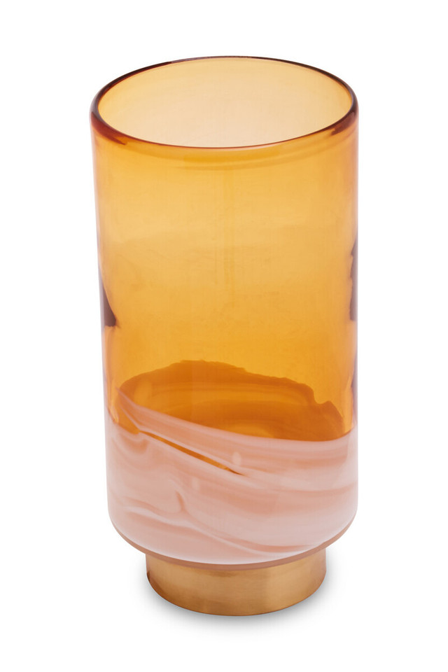 premier housewares Cleo Large Amber Vase