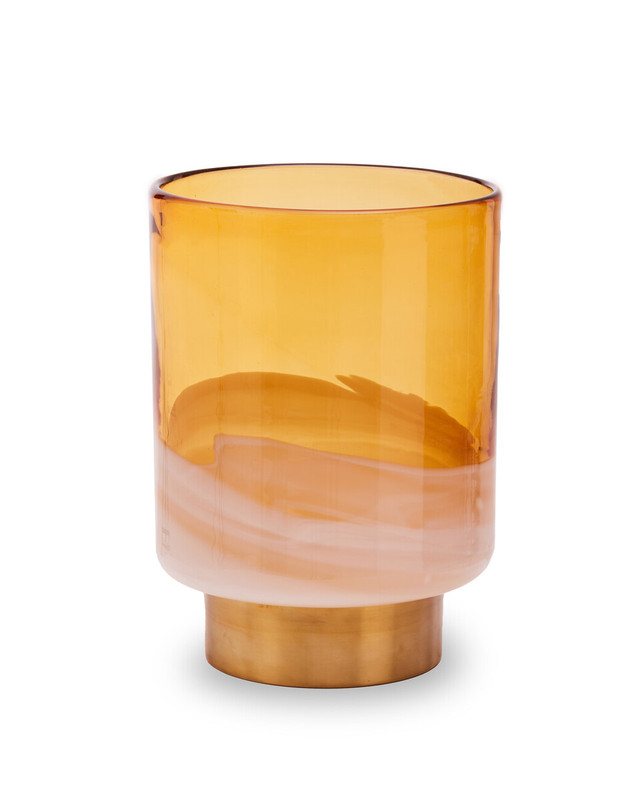 Premier Housewares Cleo Small Amber Vase
