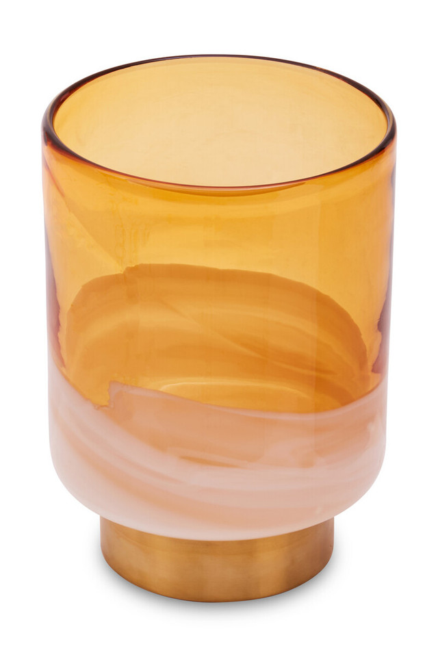 premier housewares Cleo Small Amber Vase