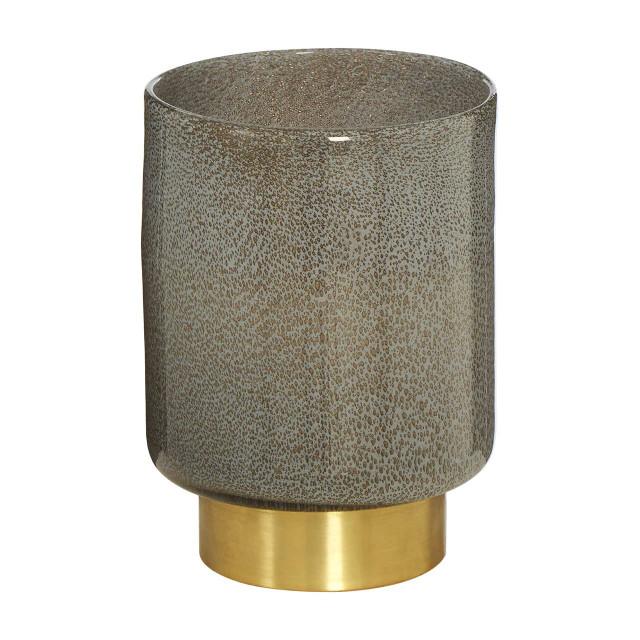 Premier Housewares Cleo Small Grey And Gold Vase