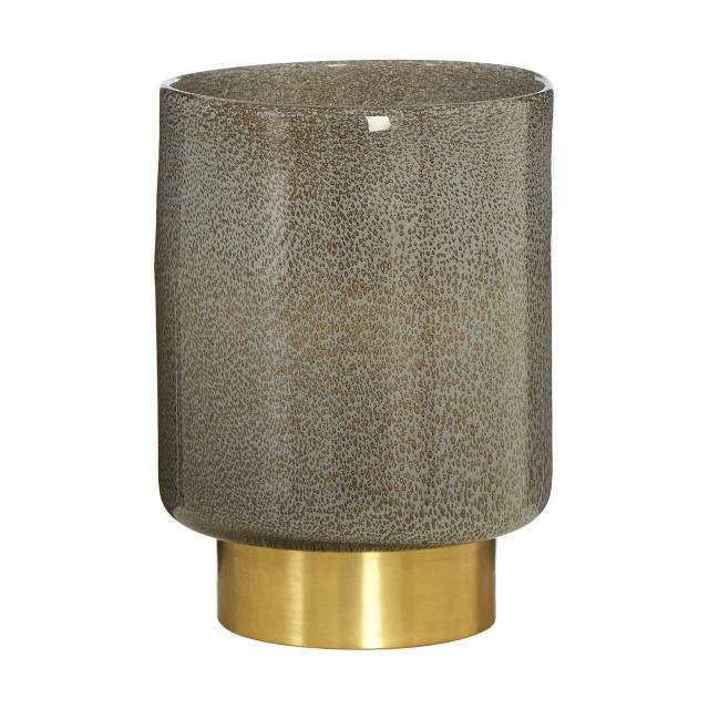 premier housewares Cleo Small Grey and Gold Vase