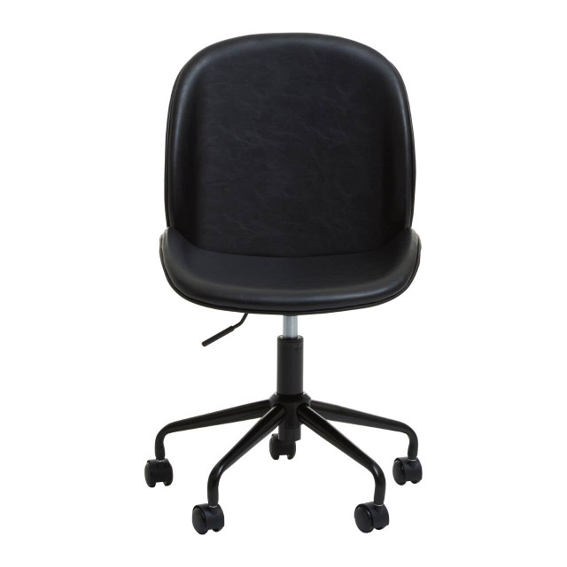 Premier Housewares Clinton Black Home Office Chair