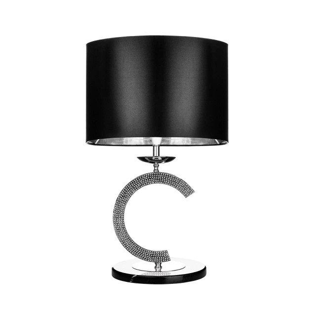 premier housewares Cole Glittering C Table Lamp