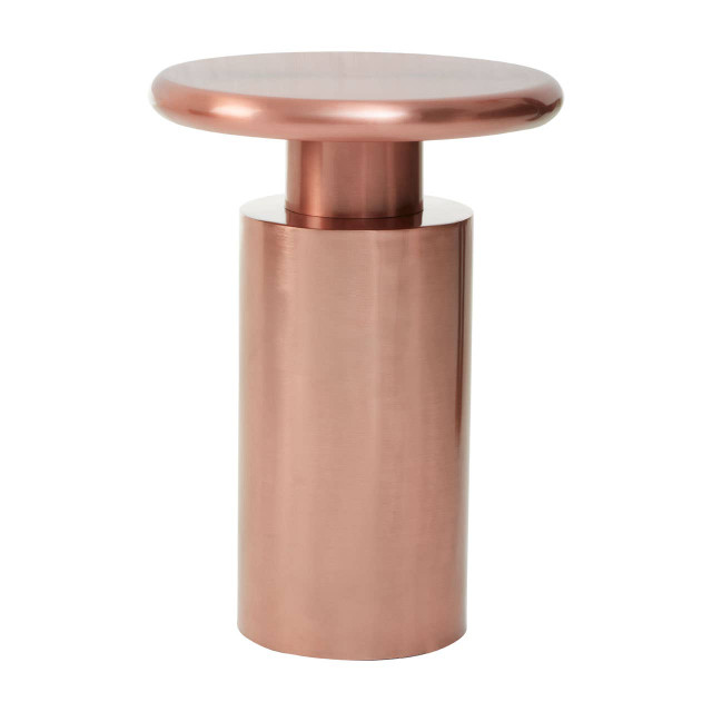 premier housewares Corra Copper Finish Side Table