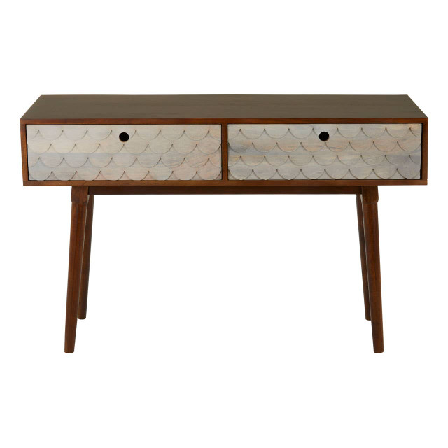 Premier Housewares Costal Mango Wood Console Table
