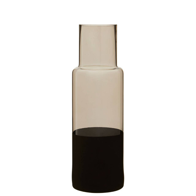 Premier Housewares Cova Smoked Glass Bottle Vase