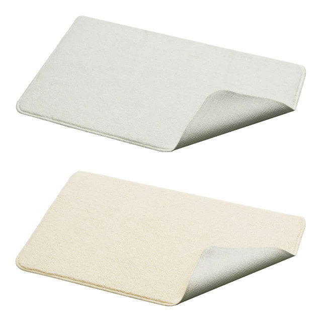 Premier Housewares Cream Bath Mat With Latex Back